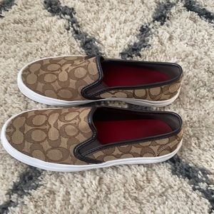 Coach slip on sneakers